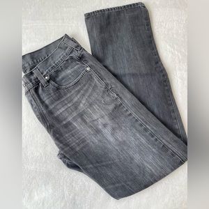 Levi’s 514 slim straight black wash jeans